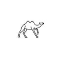 Camel simple logo icon designs vector illustration