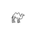 Camel simple logo icon designs vector illustration Royalty Free Stock Photo