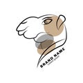 Camel simple logo icon graphic. vector design illustration