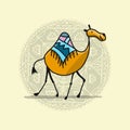 Camel, sketch for your design