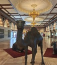 Camel statue in Dubai mall UAE