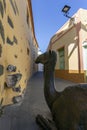 Camel statue in the small town of AgÃÂ¼imes in Gran Canaria
