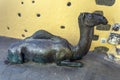 Camel statue in the small town of AgÃÂ¼imes in Gran Canaria