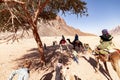 Camel trophy in Wadi Rum desert