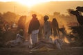 Camel vendors from the city of Pushkar, Pushkar Mela Royalty Free Stock Photo