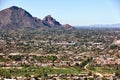 Camelback Mountain Aerial Royalty Free Stock Photo