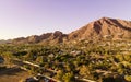 Camelback Mountain and canal in Phoenix, Scottsdale, Arizona Royalty Free Stock Photo