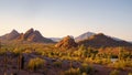 Camelback Mountain seen from Papago Park Phoenix Arizona Royalty Free Stock Photo