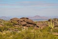Camelback Mountain from South Mountain Royalty Free Stock Photo