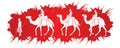 Cameleer with camels cartoon graphic