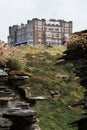 Camelot Castle, Glebe Cliff, Tintagel, Cornwall, England Royalty Free Stock Photo