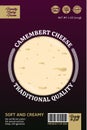 Camembert cheese packaging design