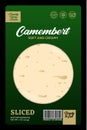 Camembert cheese packaging design