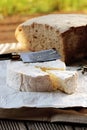 Camembert french cheese Normandy France Royalty Free Stock Photo