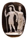 Cameo with Constantine the Great and Tyche of Constantinople