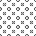 Camera aperture pattern, simple style Royalty Free Stock Photo