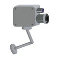 Camera cctv vector icon.Cartoon vector icon isolated on white background camera cctv.