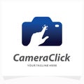 Camera Click Logo Design Template Royalty Free Stock Photo