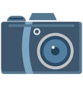 Camera Color Vector Isolated Icon Editable Royalty Free Stock Photo