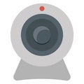 Camera, computer camera Color Vector icon which can easily modify or edit Royalty Free Stock Photo