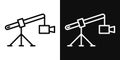 Camera crane icon Royalty Free Stock Photo