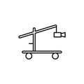 Camera crane icon Royalty Free Stock Photo