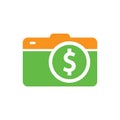 Camera dollar logo design icon. Royalty Free Stock Photo