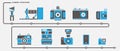 Camera evolution vector set