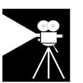 Camera filming movie Royalty Free Stock Photo