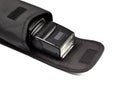 Camera flash in cover Royalty Free Stock Photo