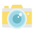 Camera flat icon, Travel and tourism