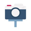 Camera Flat inside vector icon which can easily modify or edit Royalty Free Stock Photo
