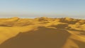 Camera flight over a desert, 3d animation