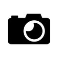 Camera glyph flat vector icon Royalty Free Stock Photo