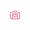 Camera Home Logo Icon Vector Illustration Royalty Free Stock Photo