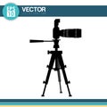 Camera icon design Royalty Free Stock Photo