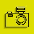 camera icon design Royalty Free Stock Photo