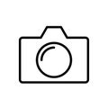 Camera icon flat vector template design trendy Royalty Free Stock Photo