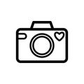 Camera icon flat vector template design trendy Royalty Free Stock Photo