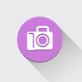 Camera icon great for any use. Vector EPS10. Royalty Free Stock Photo