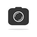 Camera icon Isolated on white background ,Flat style.