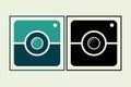 Camera icon. icon related to UI elements. suitable for web site, app, user interfaces,element, printable etc. solid icon style. Royalty Free Stock Photo
