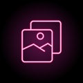 Camera icon. Simple thin line, outline vector of web icons for ui and ux, website or mobile application Royalty Free Stock Photo