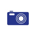 Camera icon stock vector illustration flat design style