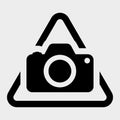 Camera Icon Symbol Sign Isolate on White Background,Vector Illustration EPS.10 Royalty Free Stock Photo