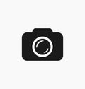 Camera icon vector illustration. Photo camera sign