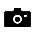 camera icon vector. suitable for user interface element symbol. isolated Royalty Free Stock Photo