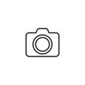 Camera icon vector in trendy style isolated on white background Royalty Free Stock Photo