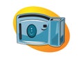 Camera illustration Royalty Free Stock Photo