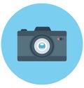 Camera Illustration Color Vector Isolated Icon easy editable and special use for Leisure,Travel and Tour